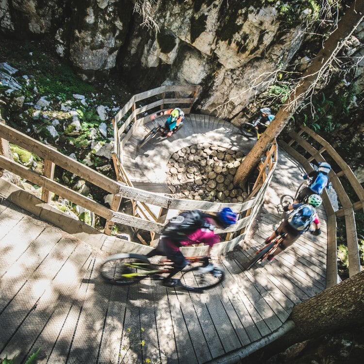 Mountain bike sui trail della Paganella